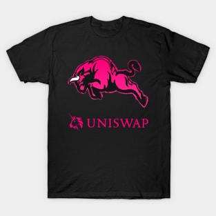 Uniswap UNI coin Crypto coin Crytopcurrency T-Shirt